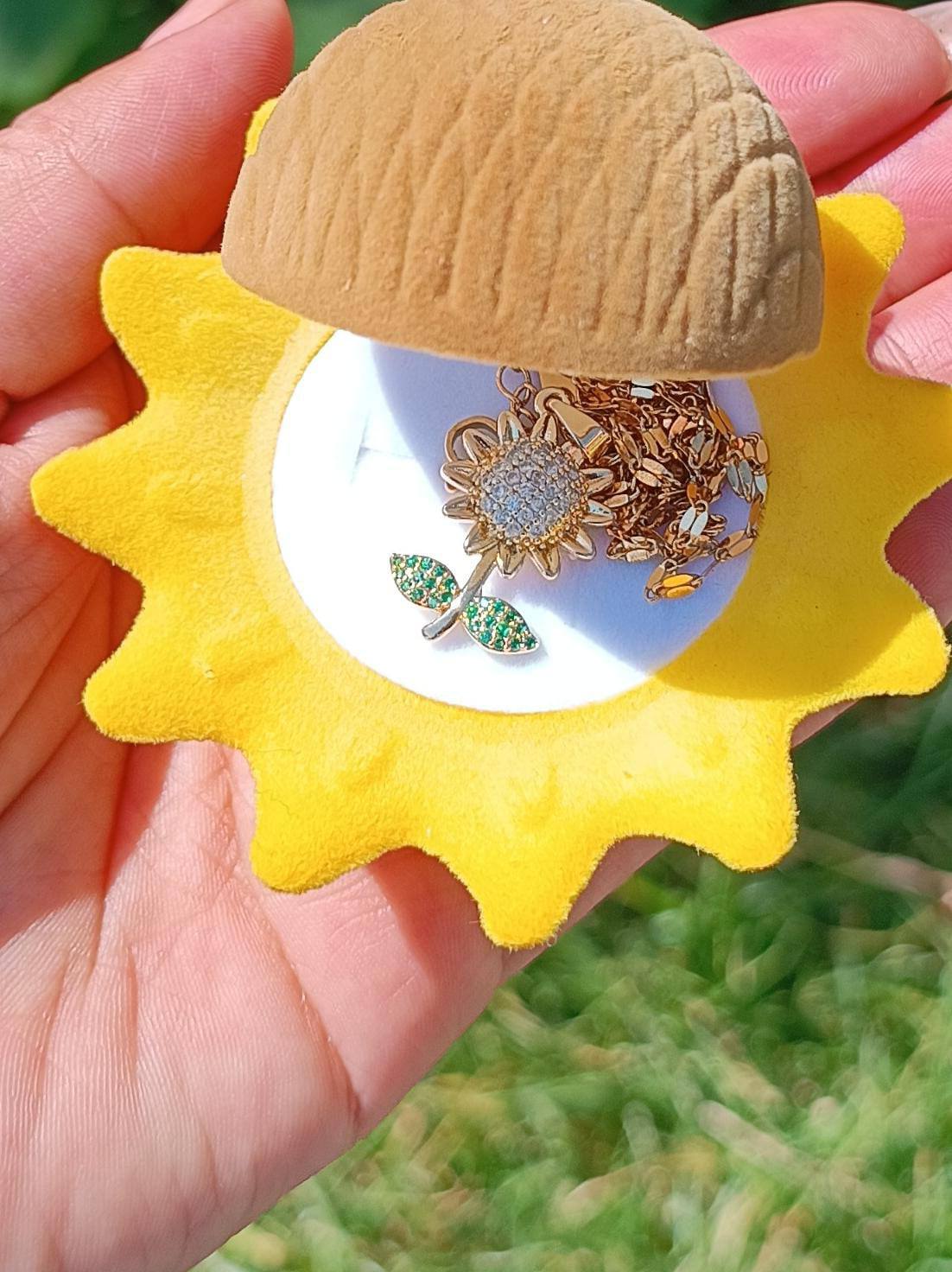 COLLAR GIRASOL GIRATORIO 🌻💞 | ENVÍO GRATIS