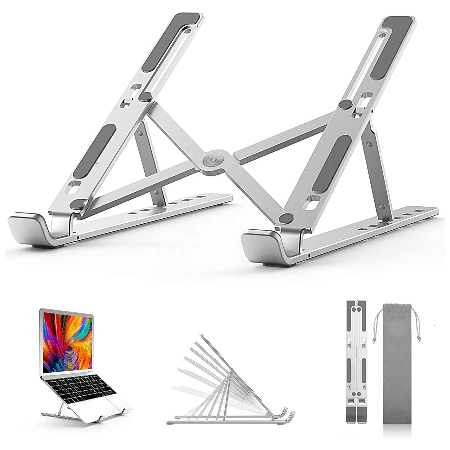 💻 SOPORTE AJUSTABLE DE ALUMINIO PARA LAPTOP/TABLET 💻 | ENVIO GRATIS