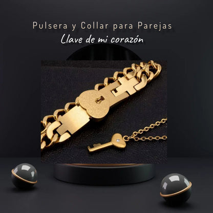 PACK LIBRITO + PULSERA Y COLLAR  "LLAVE DE MI CORAZÓN" ❤️🔑🔐 | ENVIO GRATIS