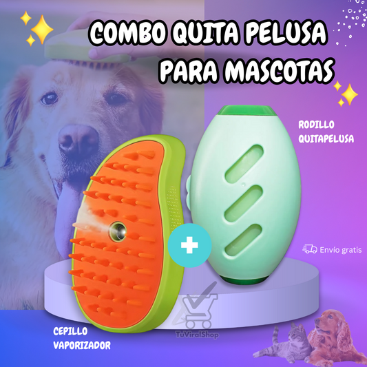 COMBO QUITAPELUSA PARA MASCOTAS🐱🐶 | ENVÍO GRATIS