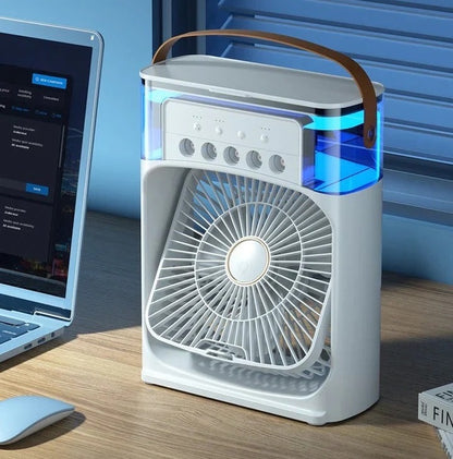 VENTILADOR CON HUMIDIFICADOR 2 EN 1 💦🌞 | ENVÍO GRATIS